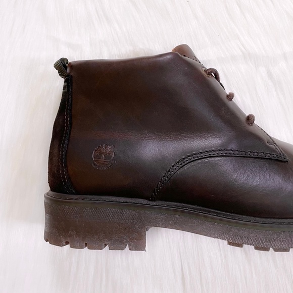 Timberland Oakrock Waterproof Chukka Boots In Dark Brown - Picture 7 of 8